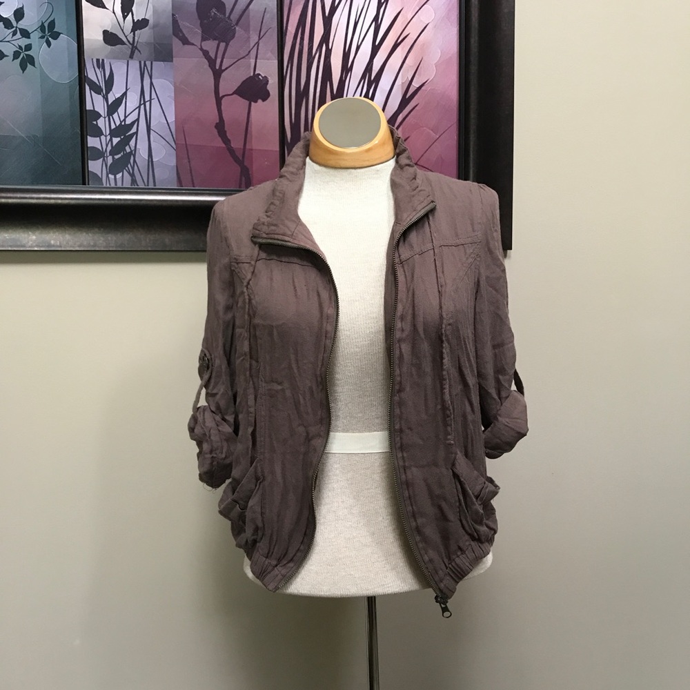 Brown casual jacket